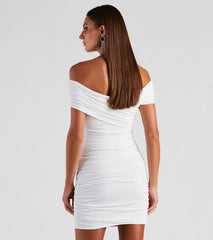 Wrapped In Chic Style Mini Dress