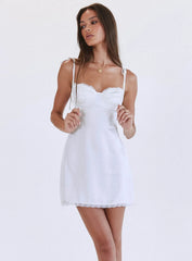 Wayzer Mini Dress White