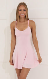 A-line Dress in Pink