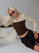 Dawnette Layered Long Sleeve Top Multi