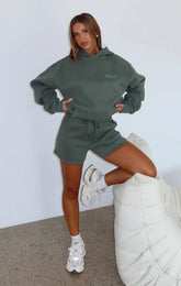 Leisure Edition Lounge Shorts Dark Green