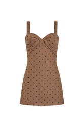 Soho Romper With A Sweetheart Neckline And Side Slits