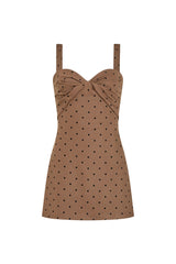 Soho Romper With A Sweetheart Neckline And Side Slits