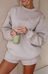 Love You Forever Oversized Sweater Moon