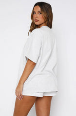 Made With Love Shorts Grey Marle