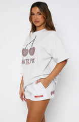 Made With Love Shorts Grey Marle
