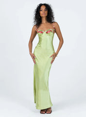 Kenzie Maxi Dress Green Lower Impact