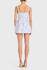 Sunset Oasis Mini Dress Blue