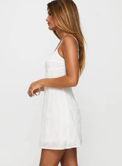 Powell Mini Dress White